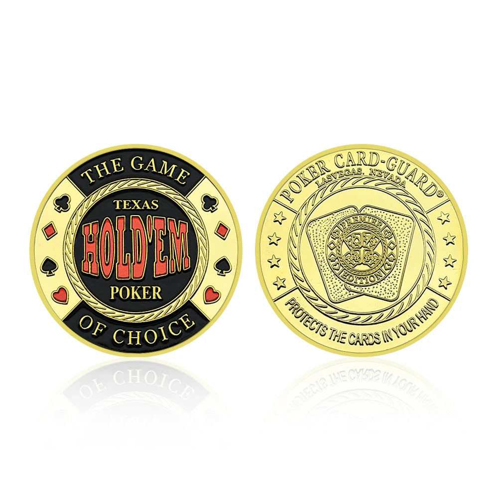 Card Guard Poker – Pièce Porte-Bonheur Texas Hold'em – RiverStack
