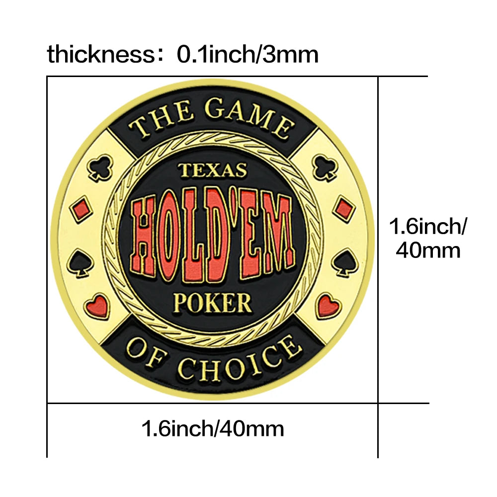 Card Guard Poker – Pièce Porte-Bonheur Texas Hold'em – RiverStack
