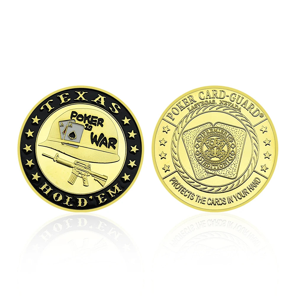 Card Guard Poker – Pièce Porte-Bonheur Texas Hold'em – RiverStack