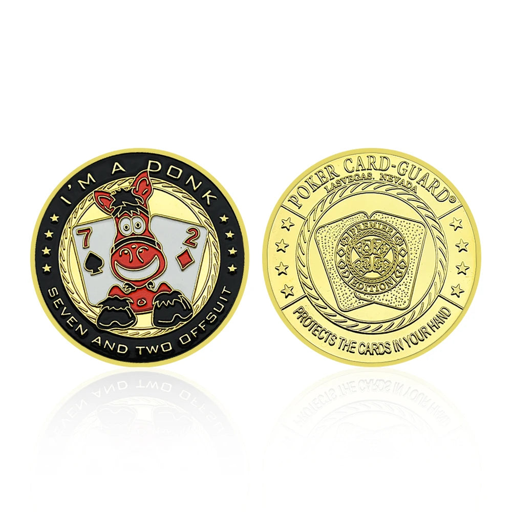 Card Guard Poker – Pièce Porte-Bonheur Texas Hold'em – RiverStack