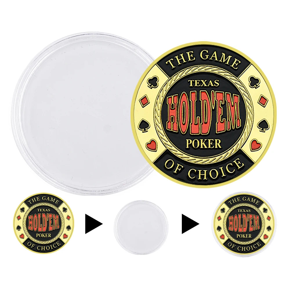 Card Guard Poker – Pièce Porte-Bonheur Texas Hold'em – RiverStack