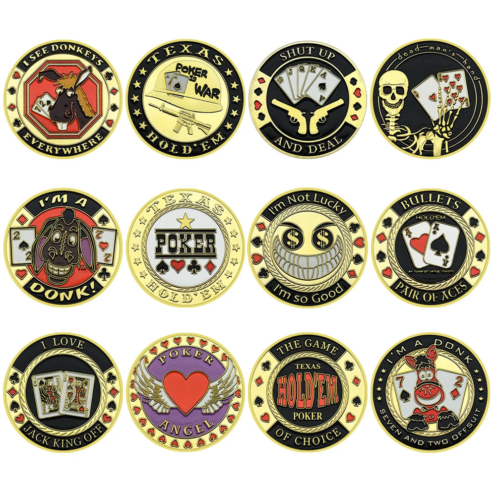 Card Guard Poker – Pièce Porte-Bonheur Texas Hold'em – RiverStack